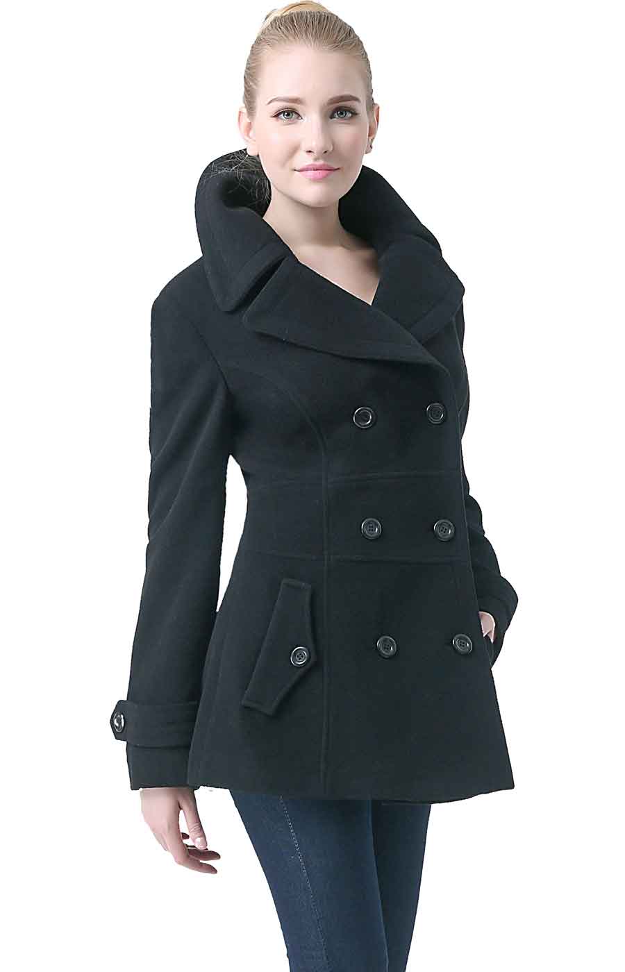 BGSD Women Joann Wool Pea Coat