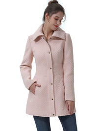 BGSD Women Ana Boucle Wool Walking Coat