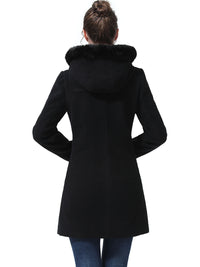 BGSD Women Lia Hooded Wool Coat