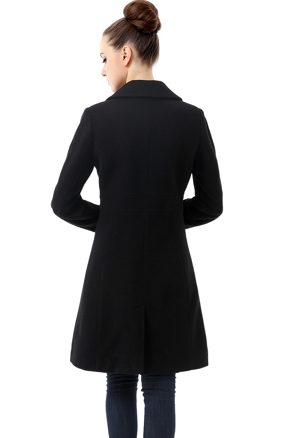 BGSD Women Heather Wool Walking Coat