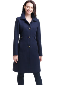 BGSD Women Heather Wool Walking Coat