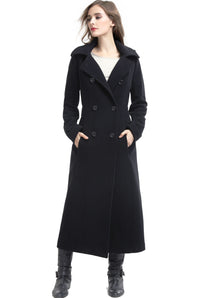 BGSD Women Mariel Wool Hooded Long Coat