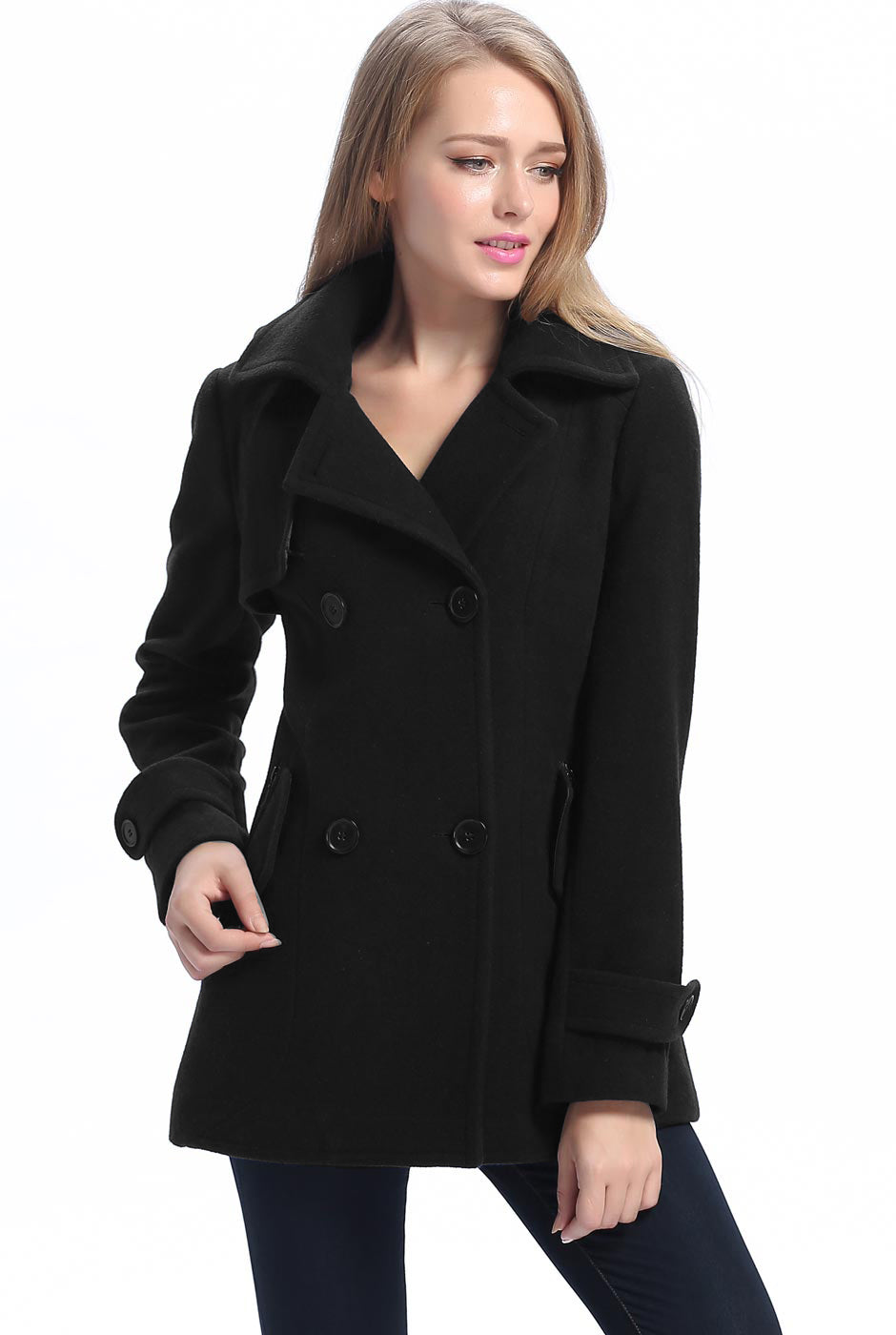 BGSD Women Piper Wool Pea Coat