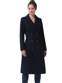 BGSD Women Bri Long Wool Pea Coat