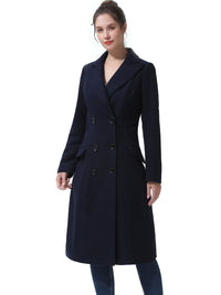 BGSD Women Bri Long Wool Pea Coat