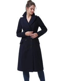 BGSD Women Bri Long Wool Pea Coat