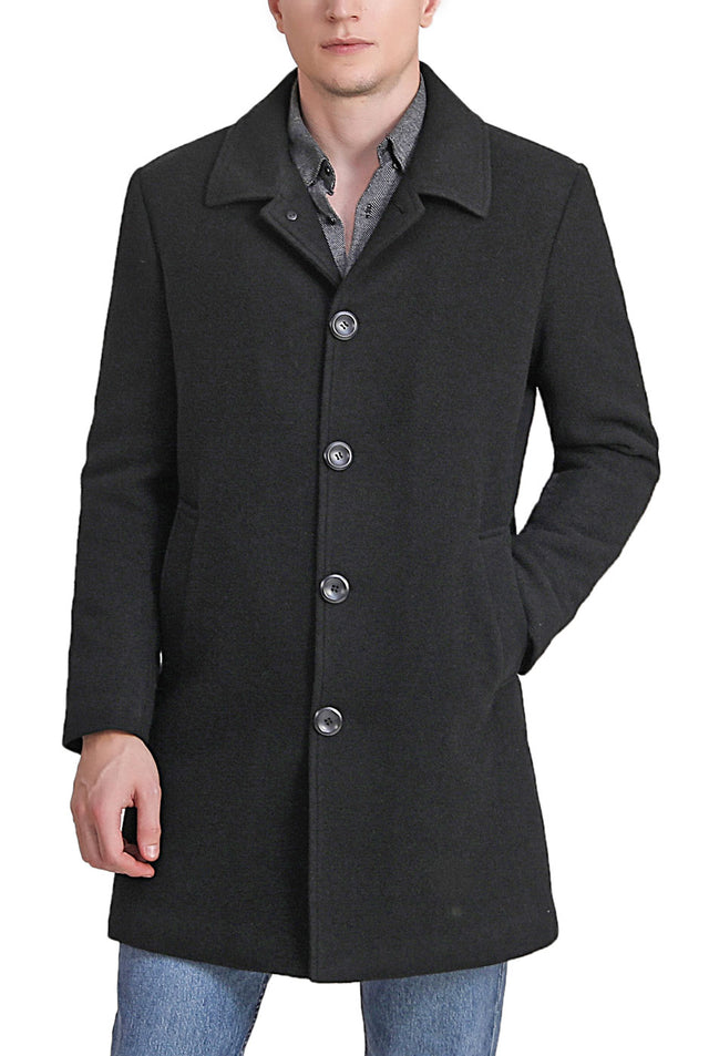 BGSD Men Baker Wool Blend Walker Coat