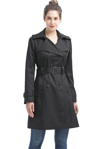 BGSD Women Emma Waterproof Hooded Trench Coat