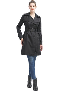 BGSD Women Emma Waterproof Hooded Trench Coat