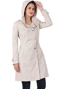 BGSD Women Amari Waterproof Hooded Trench Coat