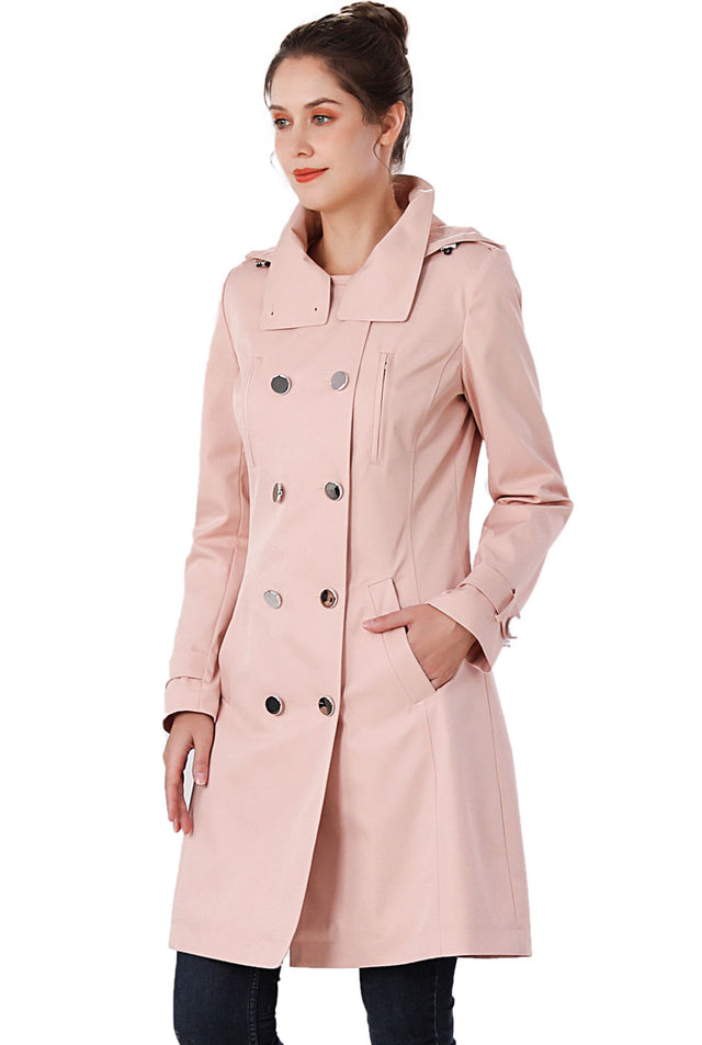 BGSD Women Amari Waterproof Hooded Trench Coat