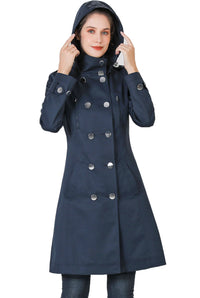 BGSD Women Amari Waterproof Hooded Trench Coat