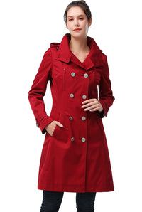 BGSD Women Amari Waterproof Hooded Trench Coat