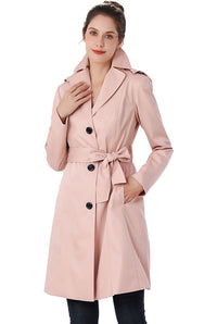 BGSD Women Aleah Waterproof Hooded Trench Coat