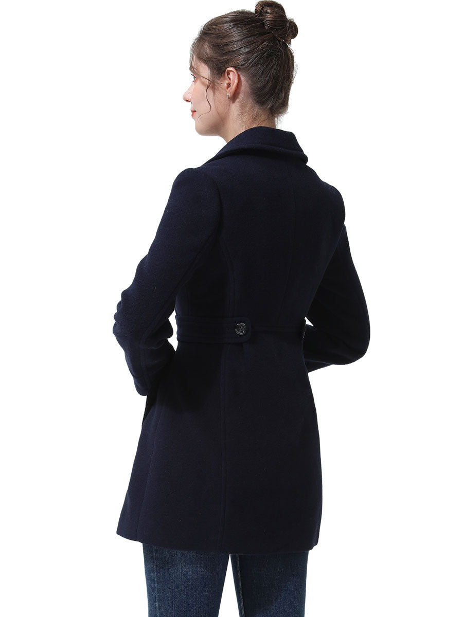 BGSD Women Ayu Wool Pea Coat