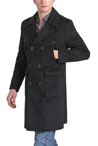 Landing Leathers Men Addison Wool Blend Pea Coat