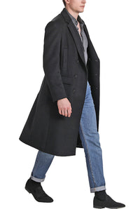 Landing Leathers Men Holmes Wool Blend Long Walking Coat