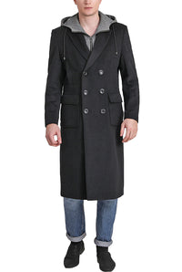 Landing Leathers Men Holmes Wool Blend Long Walking Coat