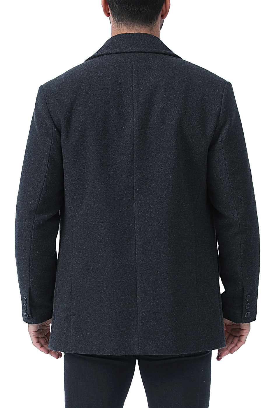 BGSD Men Hugh Wool Blend Pea Coat