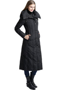 bgsd womens lacey water resistant hooded long down puffer coat