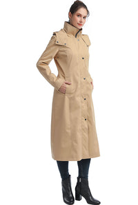 BGSD Women Kathy Waterproof Hooded Long Rain Coat